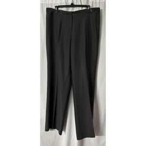 Rena Lange Womens Black Silk Wool Blend Germany Dress Pants Slacks Size US 16